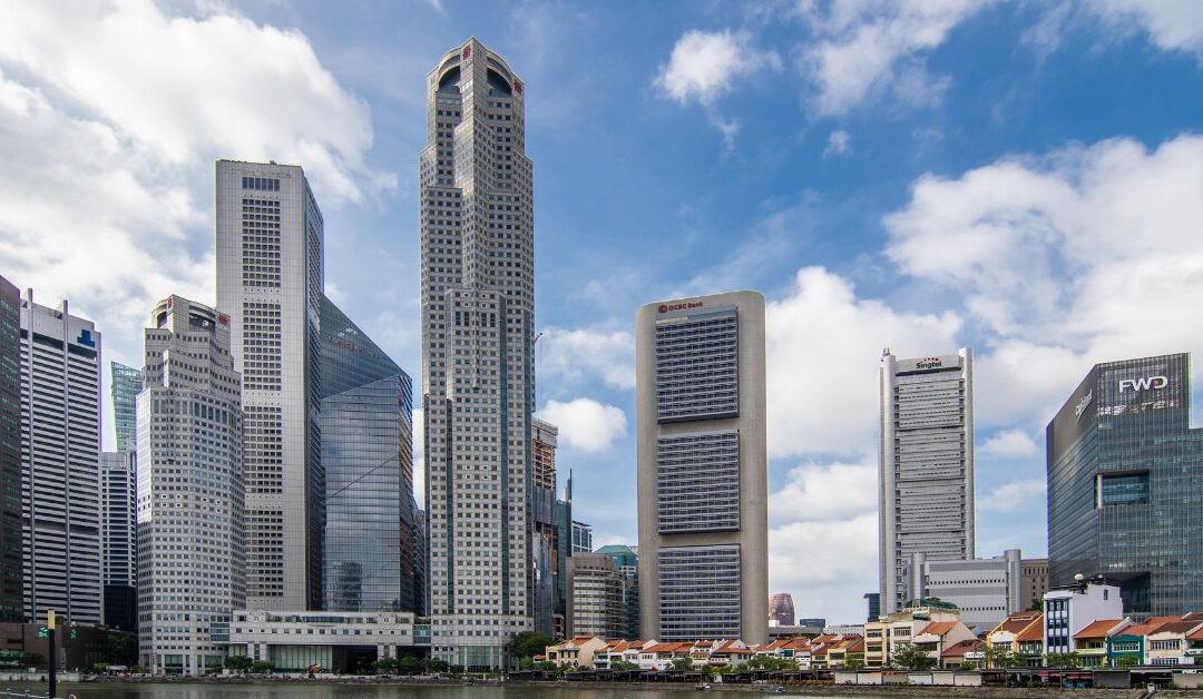 Singapore business district skyline representing PDPC data protection compliance for SMEs